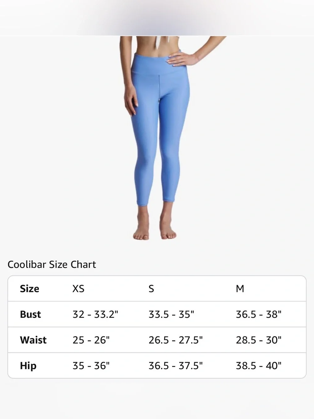 NWT Coolibar Ocean Sculpt Legging S